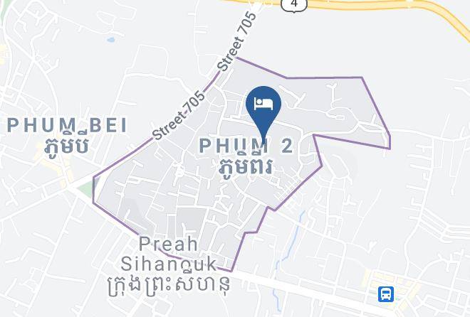 Preah Sihaknuk Town - 360 Resort Maps