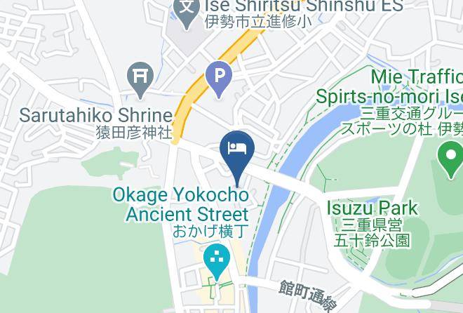 Ise City - 3 Palace Inn Isuzu Maps