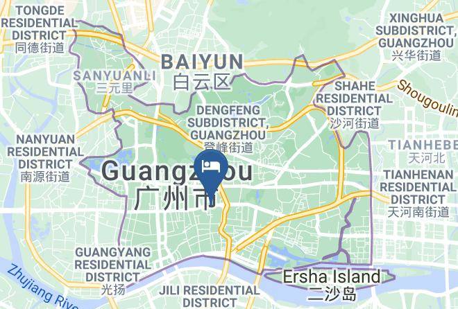 Guangzhou - 4th Zhongshan Road Garden Inn Maps