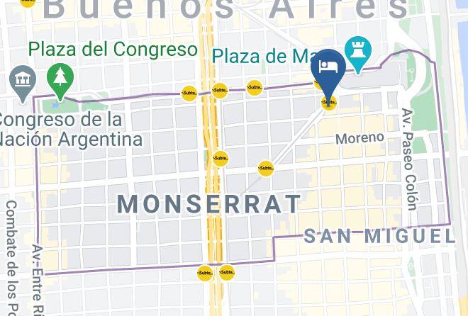 Autonomous City Of Buenos Aires - Hotel 562 Nogaro Maps