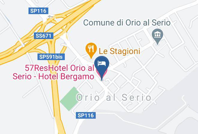 Bergamo - 57reshotel Orio Al Serio Hotel Bergamo Maps