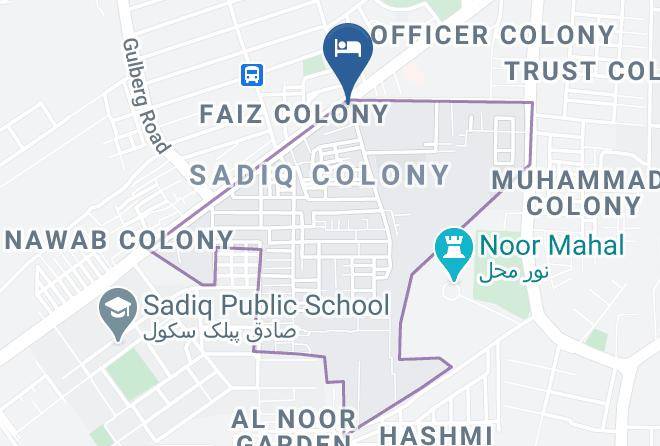 Islamabad - 5th Avenue Hotel Maps