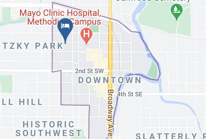 Olmsted - 5th Avenue Inn & Suites Maps