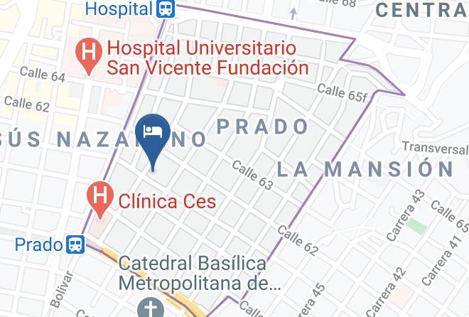 Medellin - 61prado Restaurante Maps