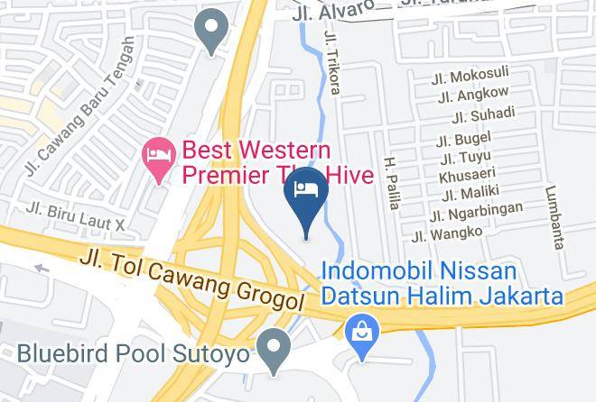 Jakarta Timur - 678 Hotel Cawang Maps