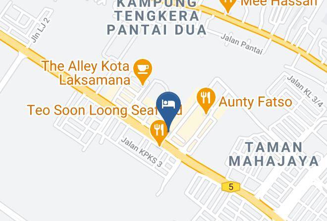 Melaka Tengah - 707 Hotel Melaka Maps
