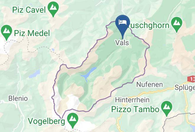 Surselva - 7132 Hotel Maps