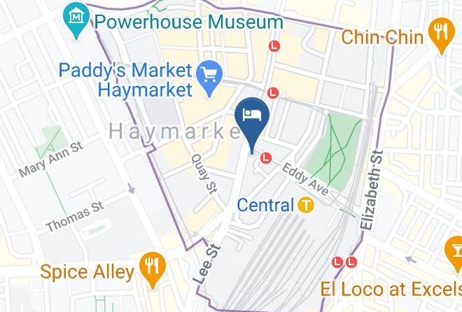Sydney - 790 On George Backpackers Maps