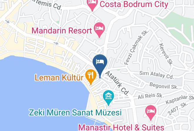 Bodrum - 7 Art Feslegen Hotel Maps
