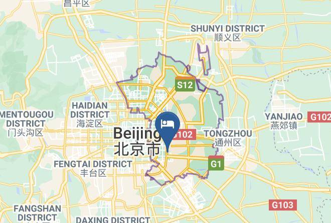 Chaoyang District - 7days Inn Beijing Happy Valley Bridge Maps