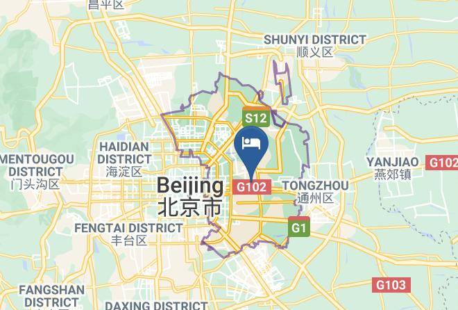 Chaoyang District - 7days Inn Beijing Qingnian Road Metro Station Joy City Maps