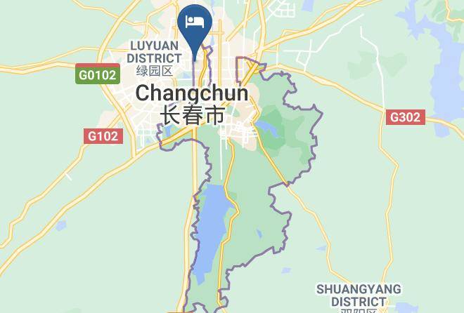 Changchun - 7days Inn Changchun Renmin Avenue Pingquan Road Maps
