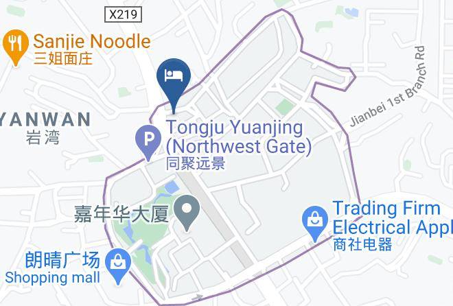 Jiangbei District - 7days Inn Chongqing Guanyinqiao Walking Street Maps
