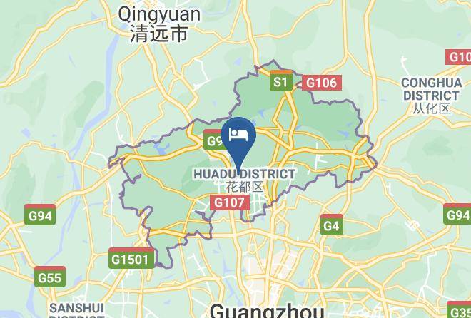 7days Inn Guangzhou Huadu Jianshebei Rd Map