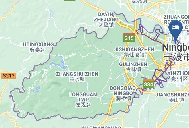 Ningbo - 7days Inn Ningbo Train Station Maps