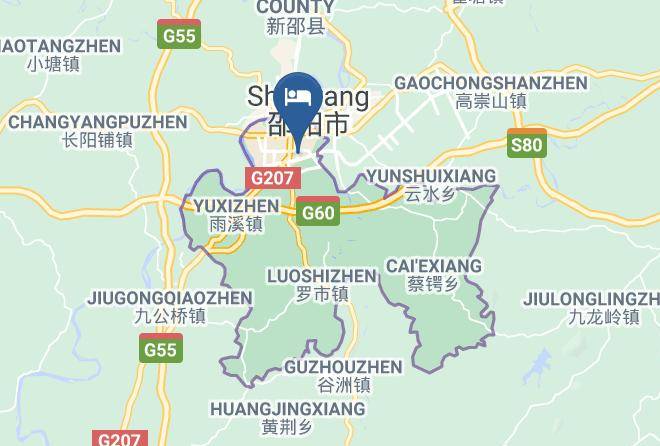 Shaoyang - 7days Inn Shaoyang South Railway Station Maps