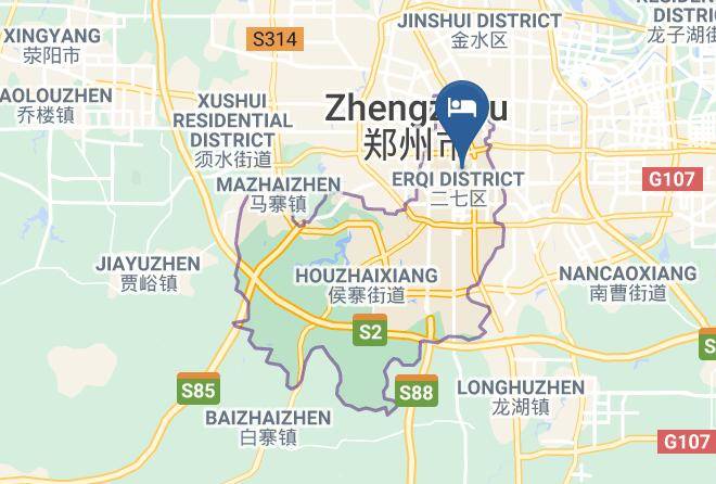 Zhengzhou - 7days Inn Zhengzhou Railway Station West Square Maps