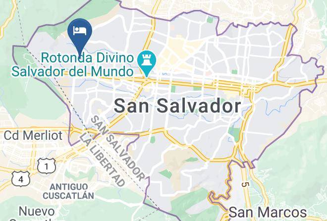 San Salvador - 7hotel Escalon Maps
