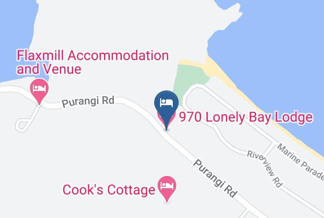 Thames Coromandel - 970 Lonely Bay Lodge Maps