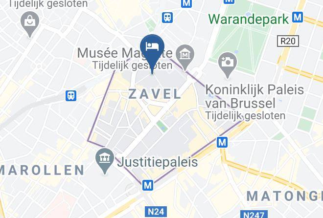 Brussels - 9hotel Sablon Maps