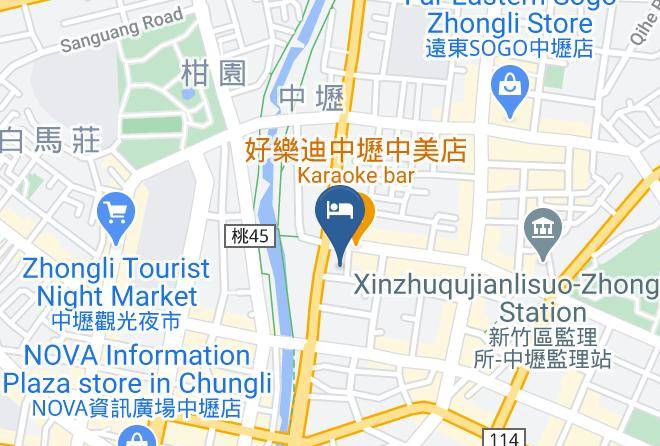 Zhongli District - A22hotel Maps