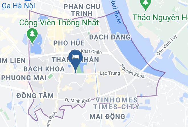 Hanoi - A25 Thanh Nhan Hotel Maps