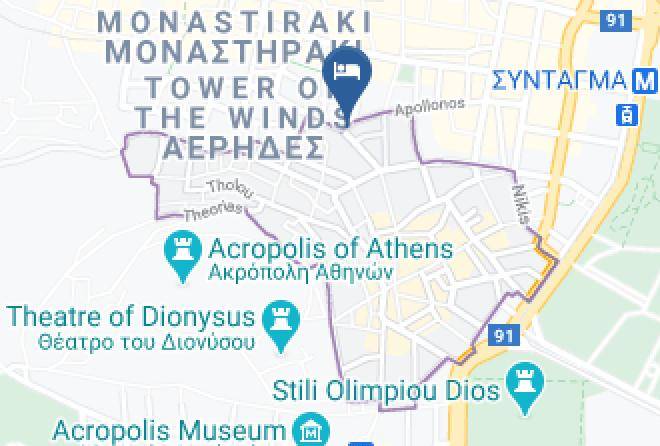 Central Athens - A77 Suites By Andronis Maps