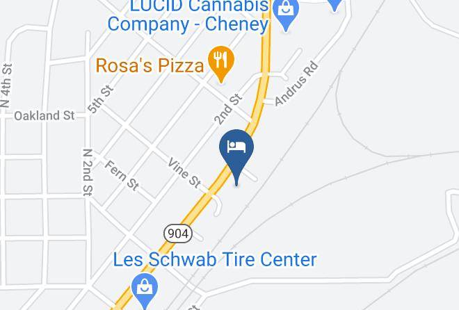 Spokane - Aaa Inn Motel Maps