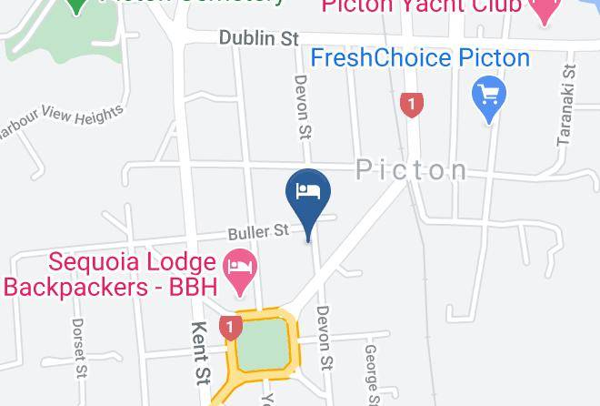 Picton - Aaa Marlin Motel Maps