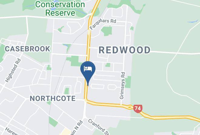 Christchurch - Aaa Northlands Motel Maps
