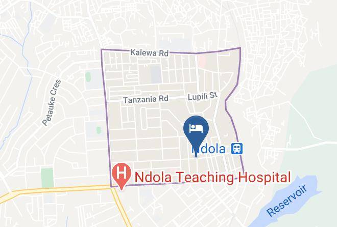 Ndola - Aabiya Lodge Maps