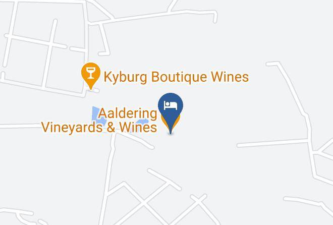 Cape Winelands - Aaldering Vineyards & Wines Maps