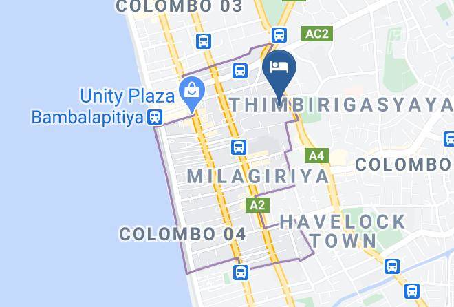 Colombo - Aamanthaa Boutique Hotel Maps