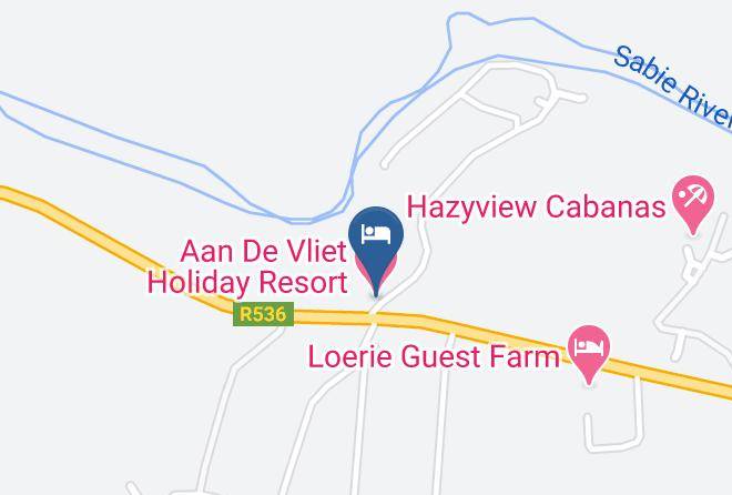 Mbombela - Aan De Vliet Holiday Resort Maps