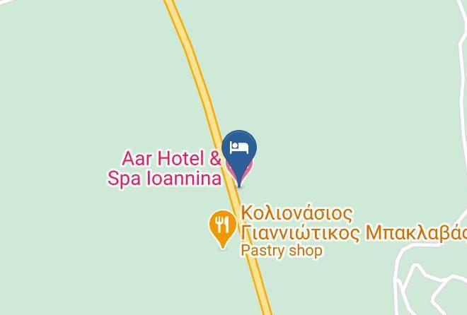 Aar Hotel & Spa Ioannina Map