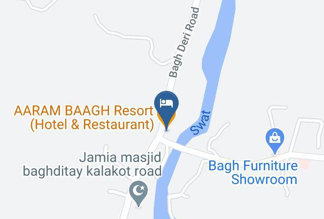 Peshawar - Aaram Baagh Resort Maps