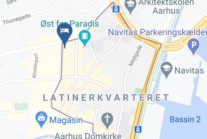 Arhus - Aarhus Hotel Guldsmeden Maps