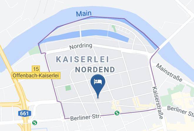 Offenbach Am Main - Aariana Hotel Maps