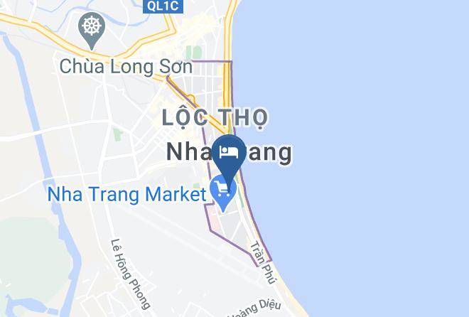 Nha Trang Beach Hotel Map