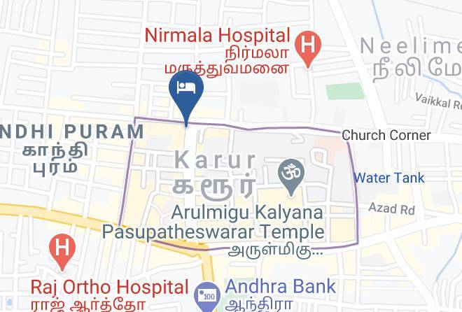 Karur - Aarthi Hotels Maps