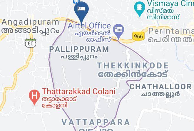 Perintalmanna - Aarya Bhavan Residency Maps