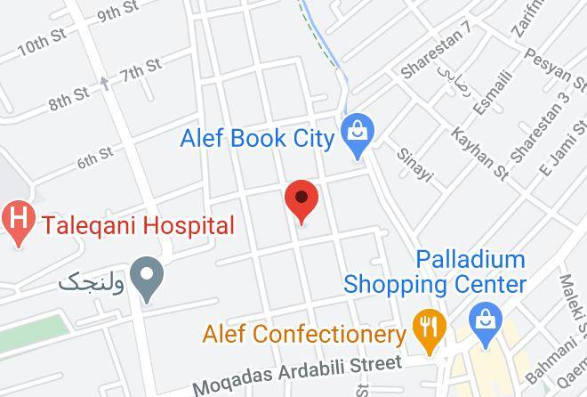 Tehran - Aasa Hotel Maps