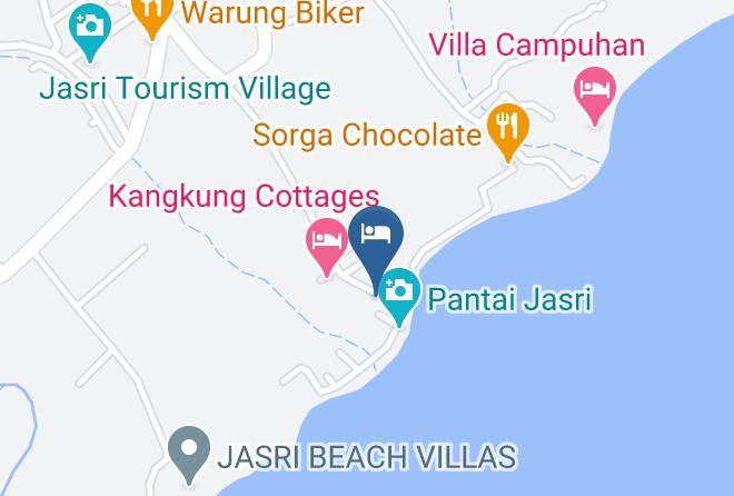 Karangasem Regency - Aashaya Jasri Resort Maps