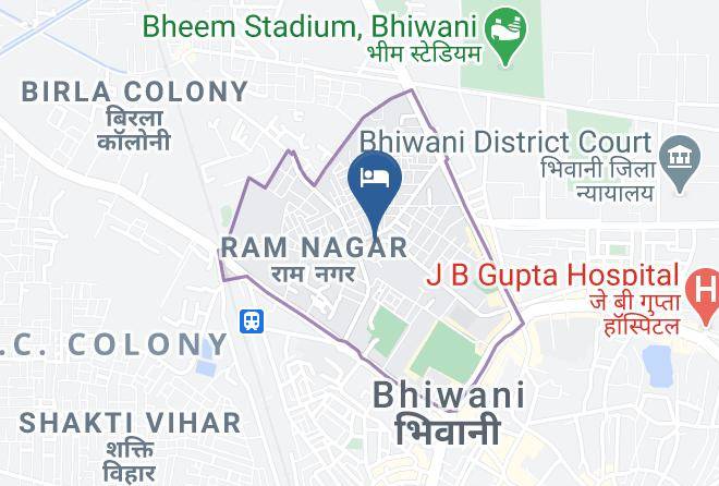 Bhiwani - Aashiana Hotel Maps