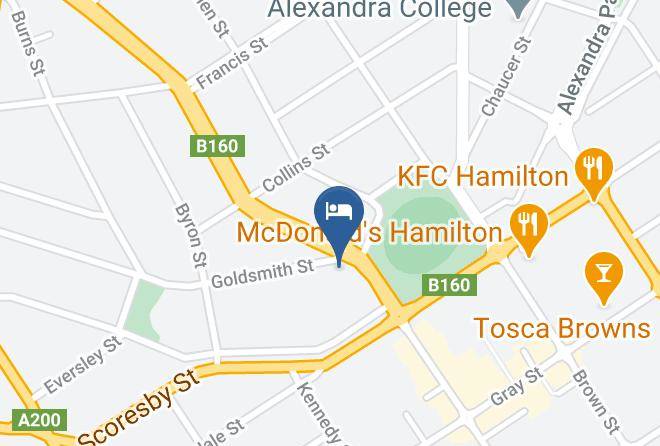 Southern Grampians - Aat 28 Goldsmith Motel Hamilton Maps