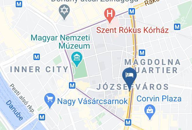 Budapest 8 Kerulet - Accord Budapest Apartman Maps