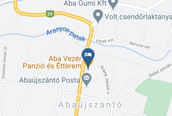 Abaujszanto - Aba Vezer Panzio Es Etterem Maps