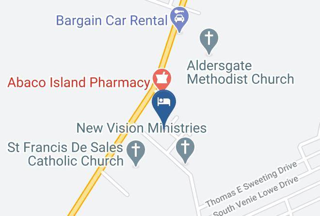 Abaco Hillside Hotel Map