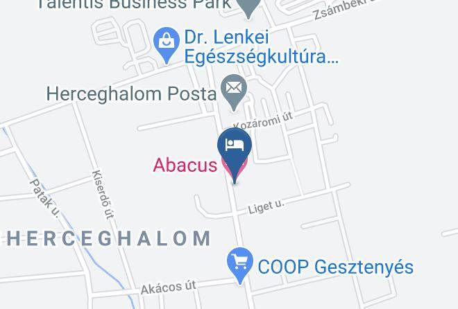 Herceghalom - Abacus Hotel Maps