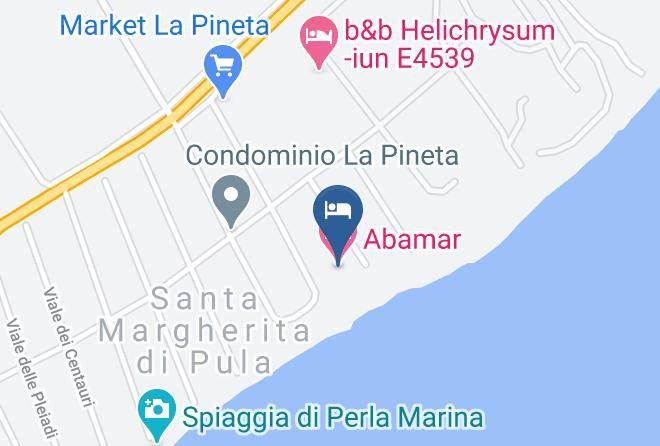 Cagliari - Abamar Hotel Maps
